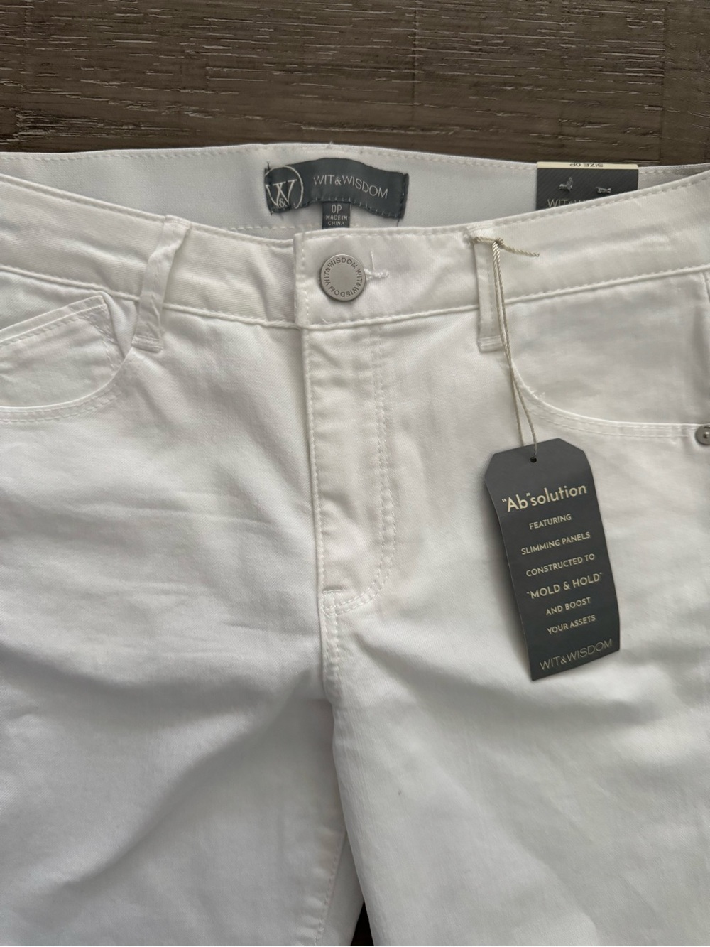 Wit & Wisdom White Skinny Jeans - Picture 2 of 3